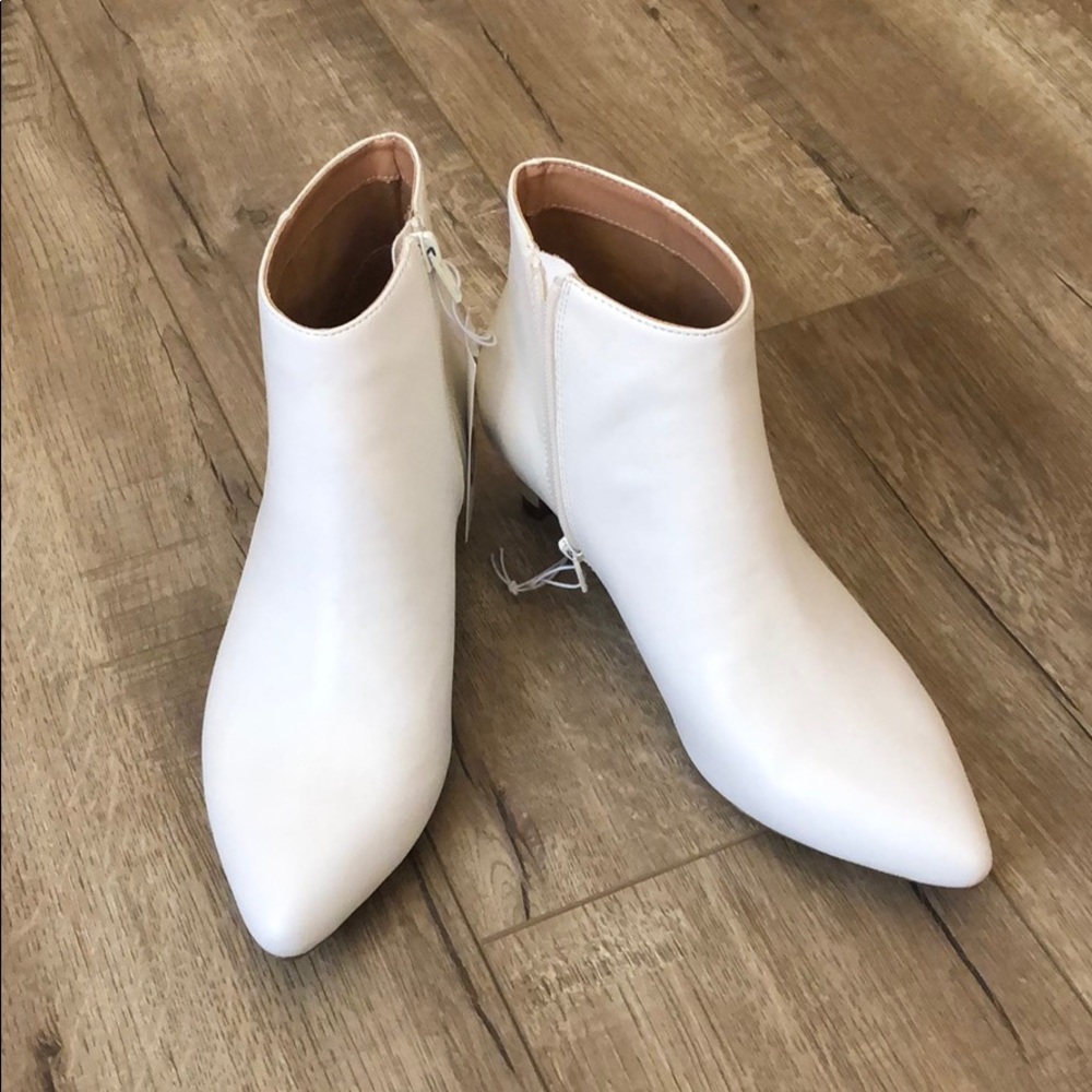 White booties